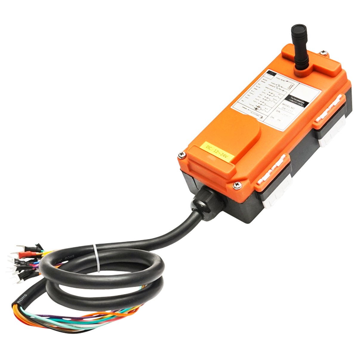 Telecomanda troliu Tractor Forestier 6 butoane 12V/24V fara fir (wireless)